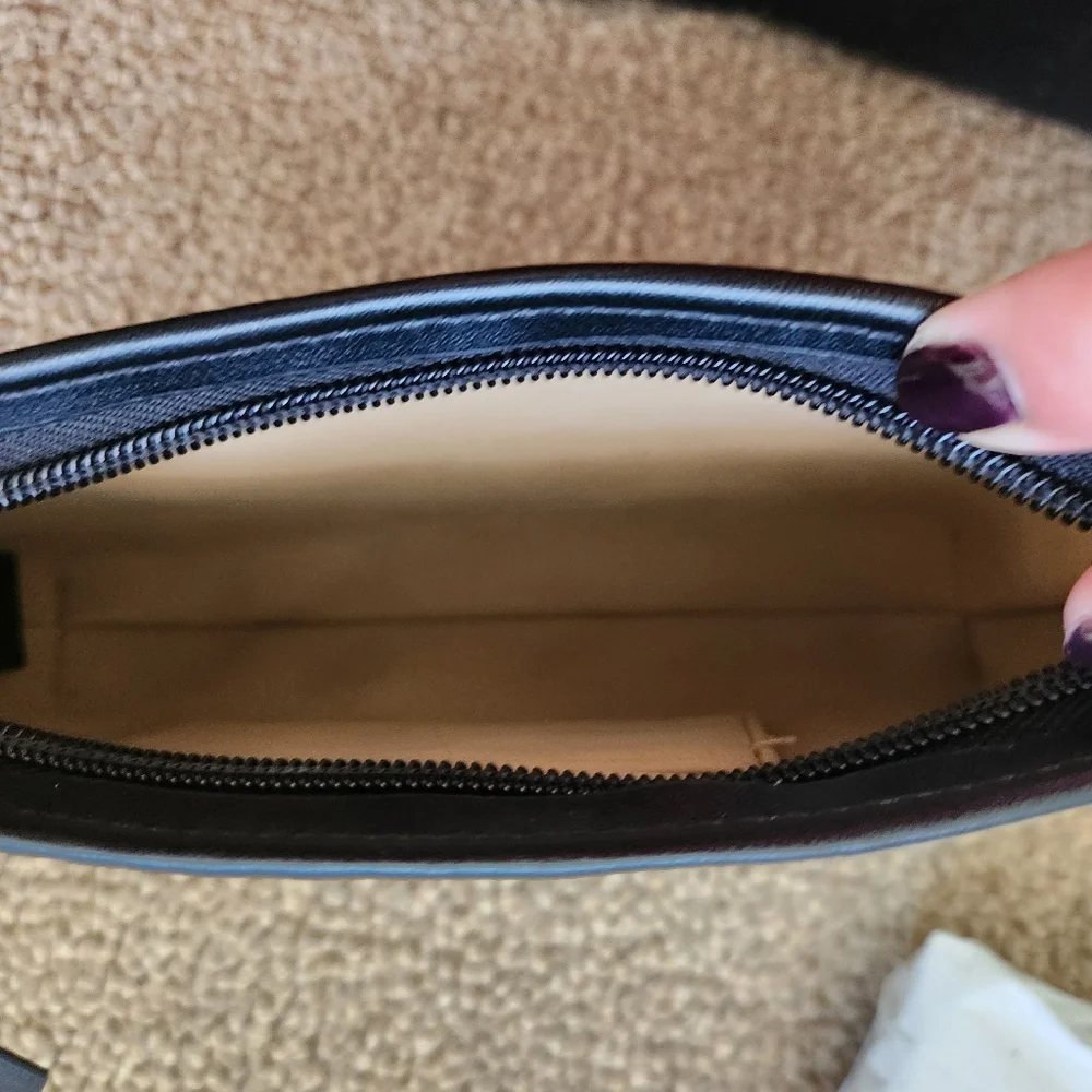 Michael Kors Black and Gold Belt Bag